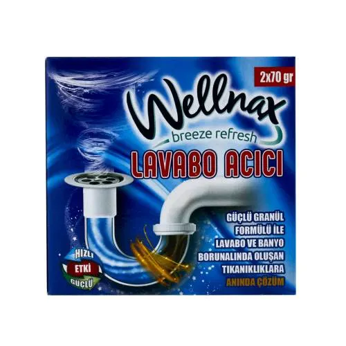 Wellnax Lavabo Açıcı 2x70 gr